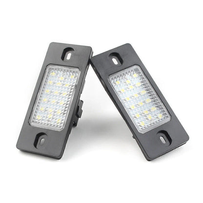 18-SMD LED License Plate Lamp for VW Touareg (2003–2010), Tiguan (2009–2015), Golf 5