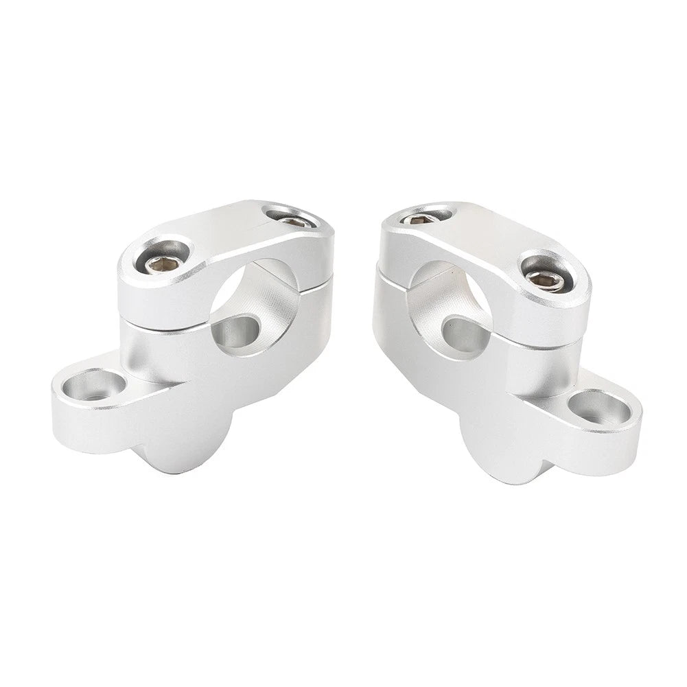 25mm Offset Handlebar Clamp Mount Riser for Honda Suzuki Yamaha Kawasaki