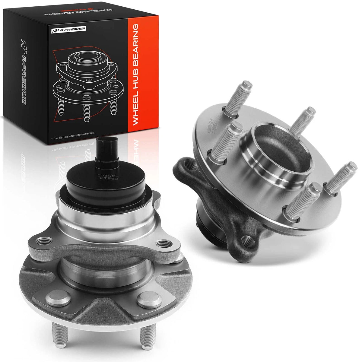 2X Front Wheel Hub & Bearing Assembly with ABS for Lexus IS250 (2014–2015) 513372
