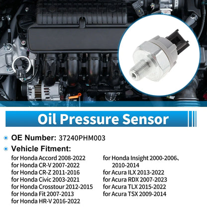 Engine Oil Pressure Sensor No.37240PHM003 for Honda Accord (2008–2022)