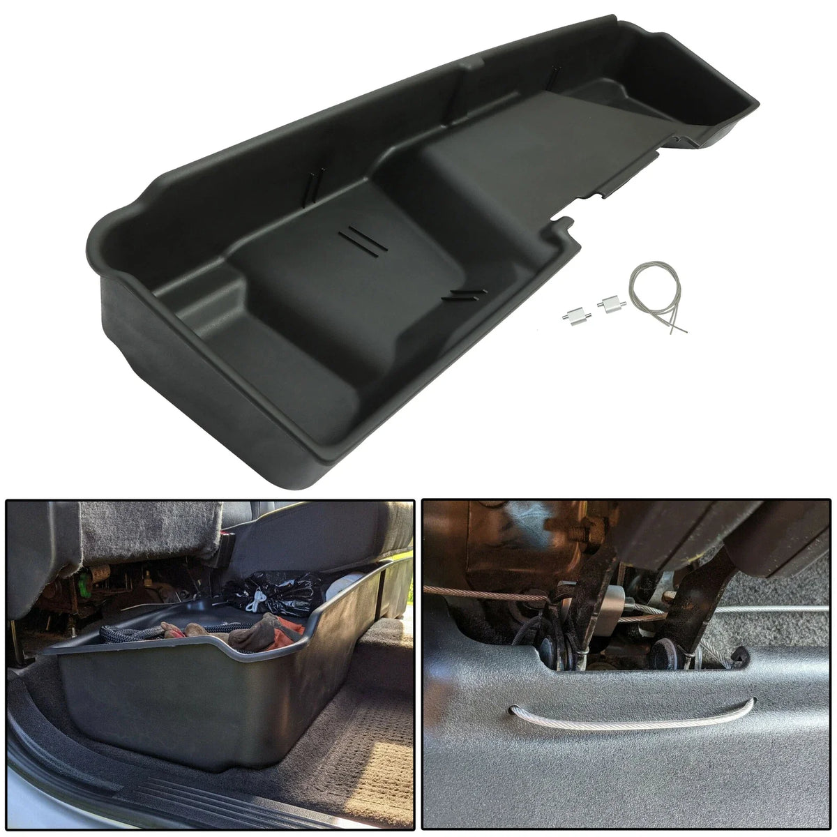 Underseat Storage Box for Chevy GMC Silverado Sierra (2007–2013)