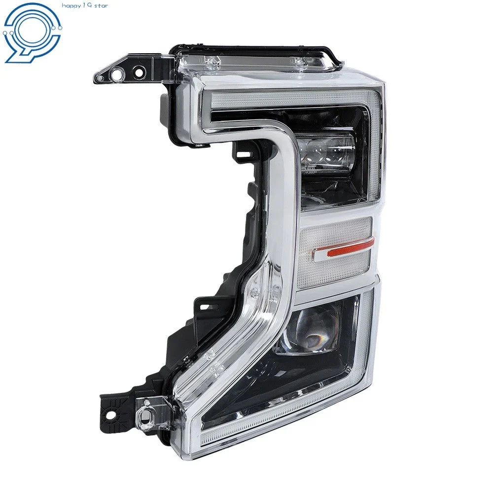 Chrome Trim LED Headlight for Ford F250 SuperDuty (2020–2022)