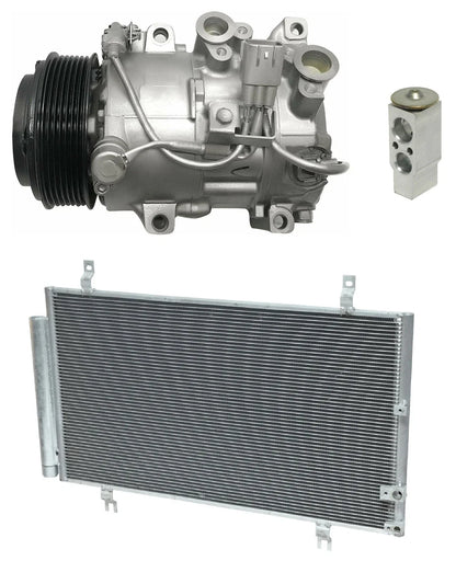 AC Compressor Kit With Condenser for Lexus GS350 3.5L (2008–2010)
