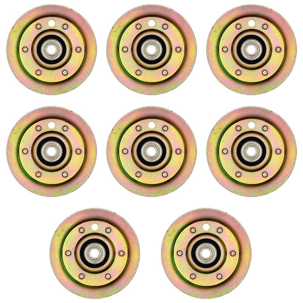 8X Flat Idler Pulleys for Poulan