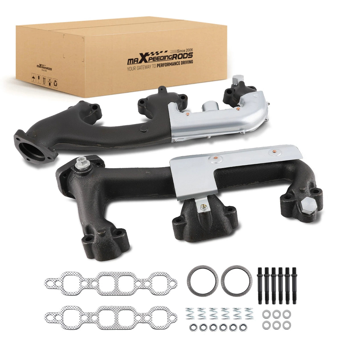 2X Exhaust Manifold for Chevrolet C1500 V8 5.0L (1988–1995) L619HT