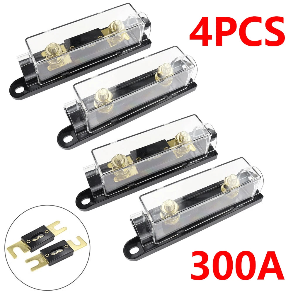 1/0 AWG ANL Fuse Holder Battery Install Kit for Inline Use
