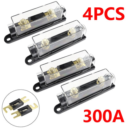 1/0 AWG ANL Fuse Holder Battery Install Kit for Inline Use