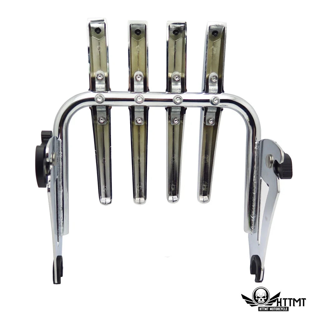 Detachable Skull Stealth Luggage Rack for Harley Touring FLHR FLTR (2014–2019)