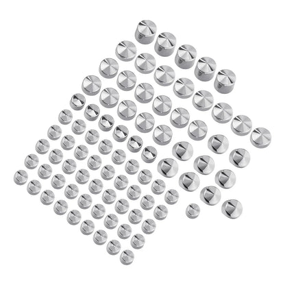 Set of 4 Chrome Bolt Topper Caps for Harley Twin Cam Road King FLH (1994–2006)