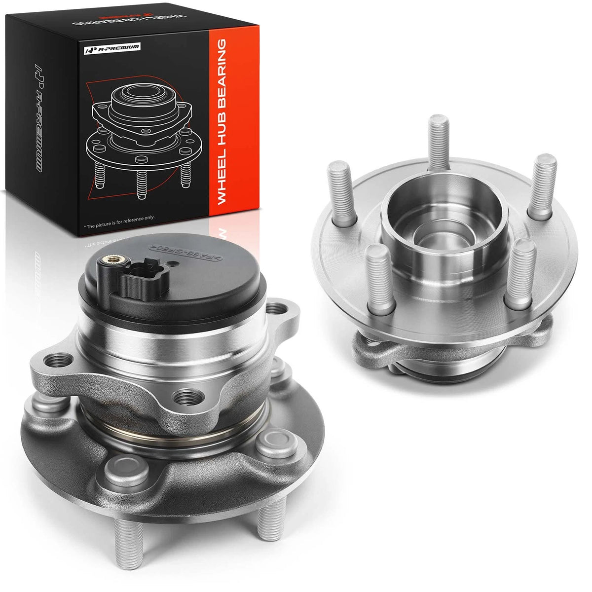 2X Rear Wheel Hub & Bearing Assembly with ABS for Ford Fusion (2014–2020) 512497