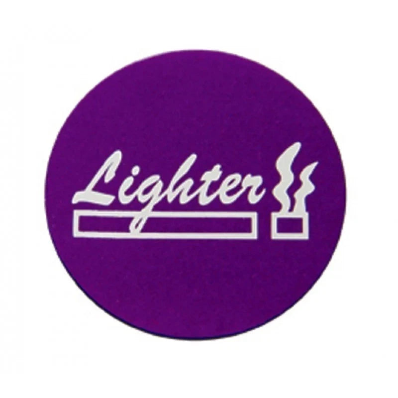 Deluxe Cigarette Lighter Knob for 7/8” Socket (28495) - Purple Aluminum