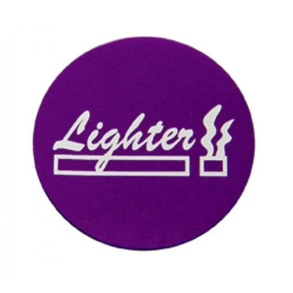 Deluxe Cigarette Lighter Knob for 7/8” Socket (28495) - Purple Aluminum