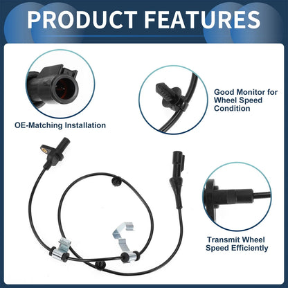 ABS Wheel Speed Sensor No. 7T4Z2C190B for Ford Edge (2007–2014) AWD Rear Right
