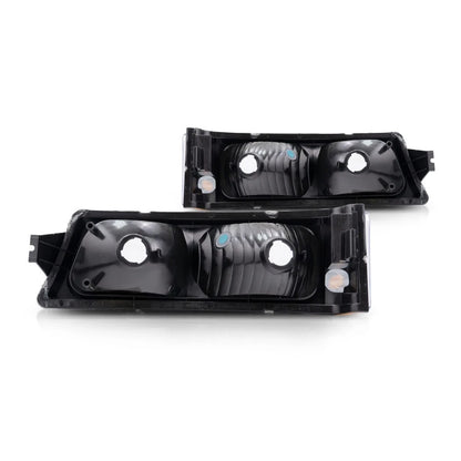 Pair of Turn Signal/Parking Lights for Chevy Silverado 1500 (2003–2006) MLX-PAIR-SHE901-173QL-CL360A51, GM2520185