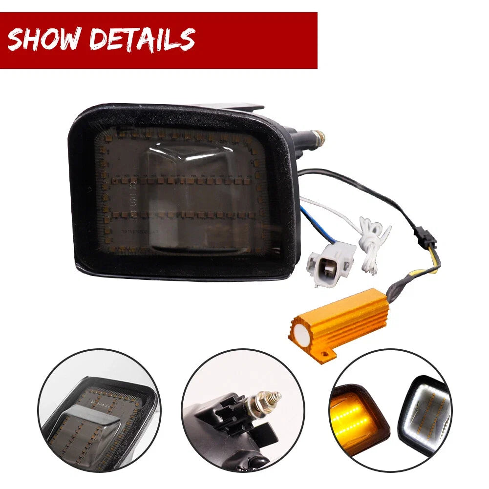 Smoked Switchback Amber LED DRL Signal Lights for Subaru WRX/STI (2015–2021)