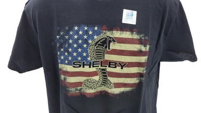 Replacement Black T-Shirt with Shelby Cobra Emblem for Men and Women (Unisex)