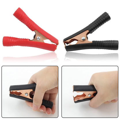 10Pcs 100A Insulated Heavy Duty Alligator Clips