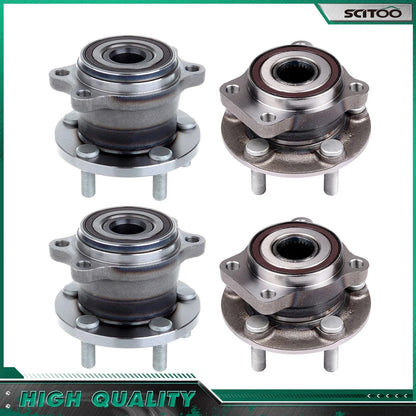 Set of 4 Wheel Bearings for Subaru Outback (2005–2009) 2 Front + 2 Rear