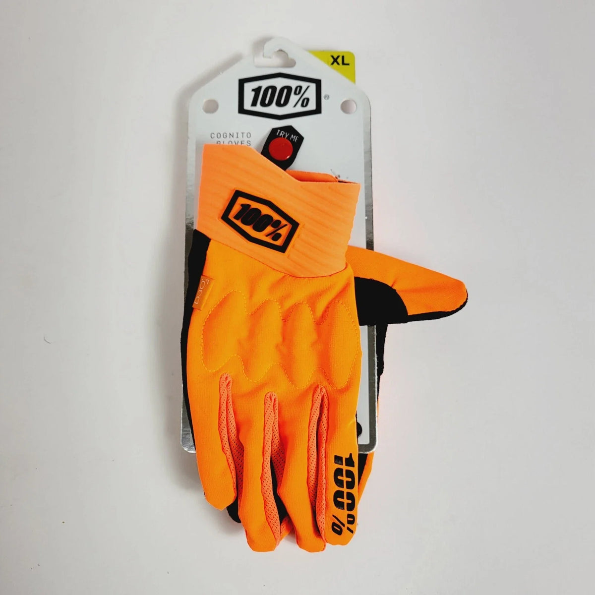 Cognito Gloves for MTB DH MX Off-Road (Size XL, Fluo Orange)