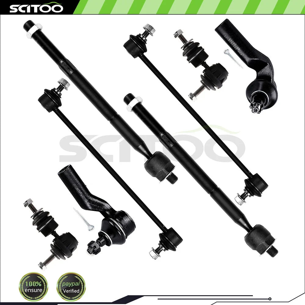 Set of 4 Tie Rod Ends for Mazda 3 (2004–2009) & Mazda 5 (2006–2014)