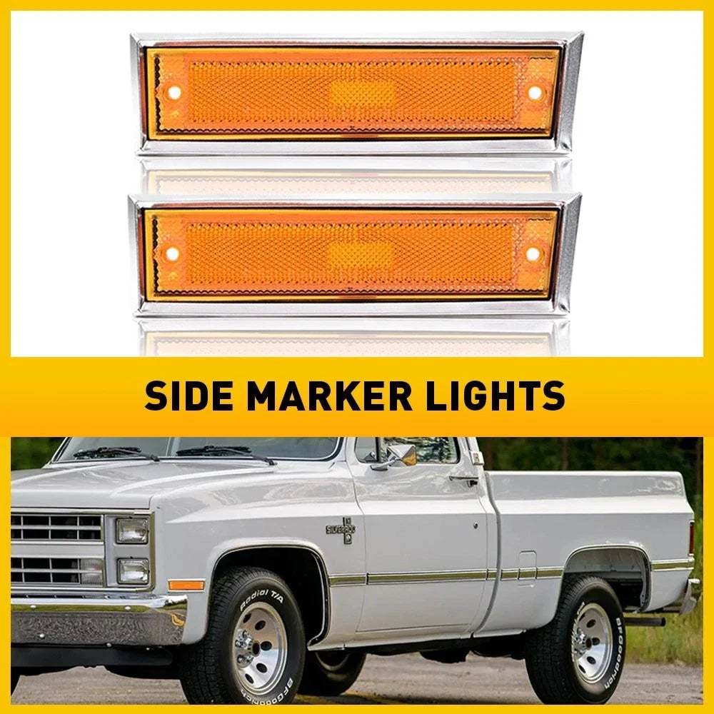 Smoked Side Front Marker for Chevrolet Blazer GMC Jimmy 1500 (1995–2005)