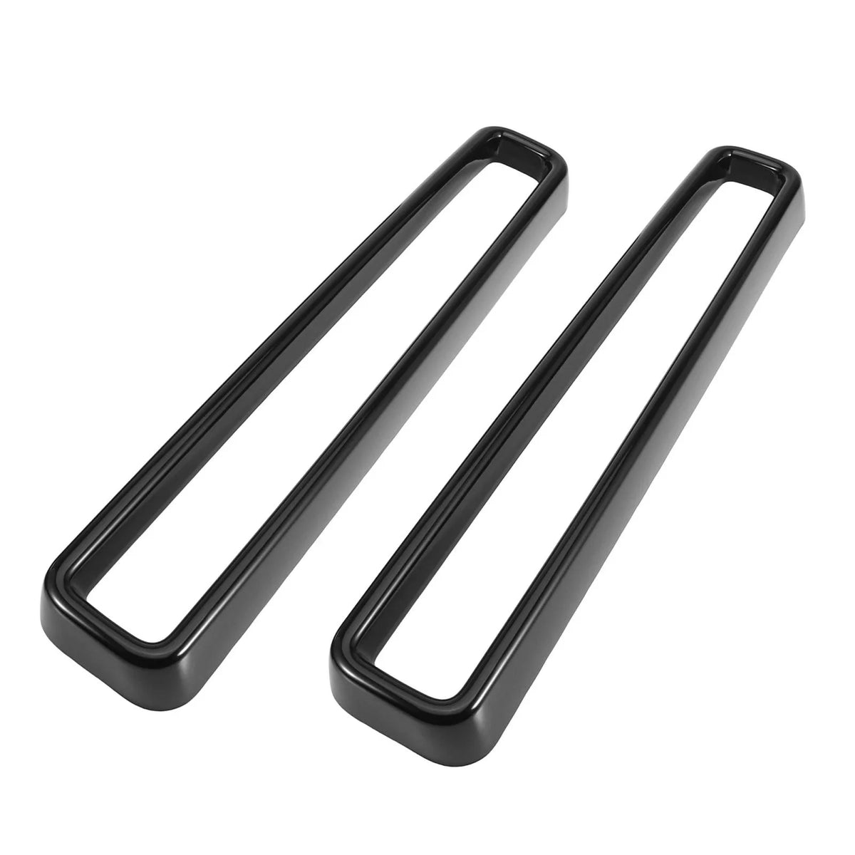 Set of 4 Black Front Grille Inserts for Dodge Challenger (2015–2020)