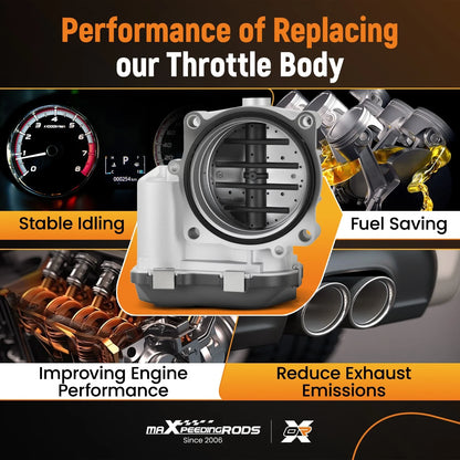 Throttle Body for BMW 128i 328i 528i X3 3.0L (2007–2013) S20074