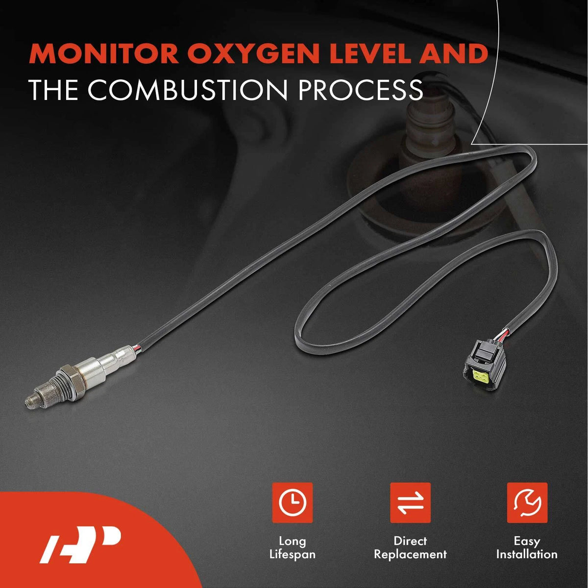 2X Downstream O2 Oxygen Sensor for Mercedes-Benz G65 AMG (250-241193)
