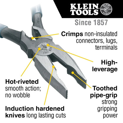 8-Inch Lineman Pliers for Klein Tools (Universal)
