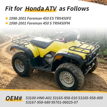 Handlebar w/Grips for Honda Foreman TRX450S TRX450ES (1998–2001) 53100-HN0-A01