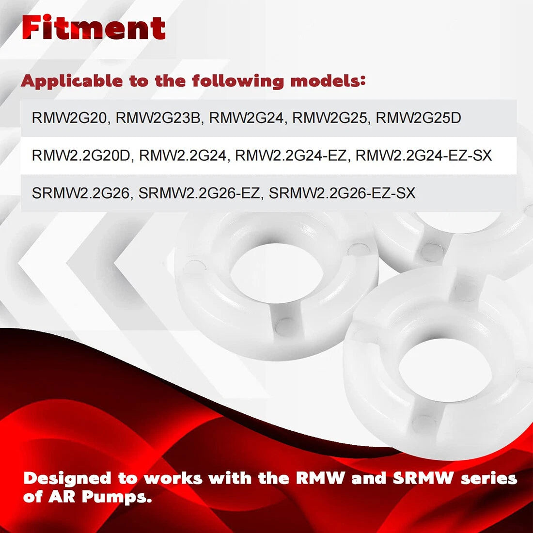 Pressure Washer Pump Bushing for Annovi Reverberi RMW2.2G24 SRMW2.2G26