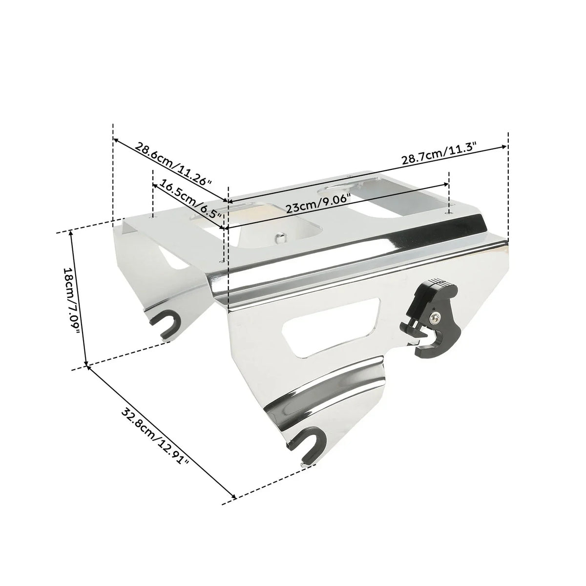 Solo Mount Rack for Harley Touring CVO Road Street Electra Glide (2009-2013)