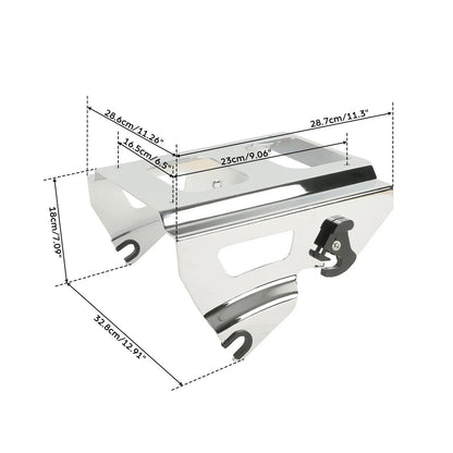 Solo Mount Rack for Harley Touring CVO Road Street Electra Glide (2009-2013)