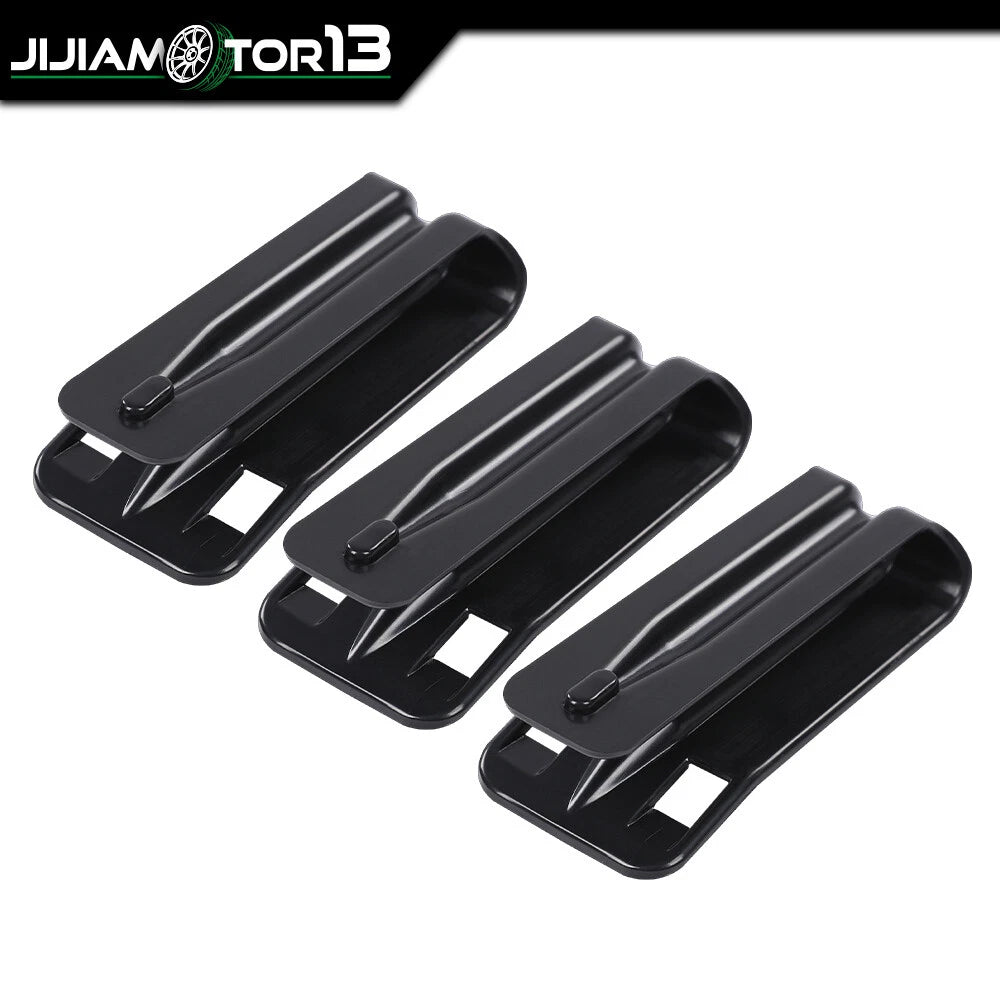 3X Rear Seat Bumper Cushion Brackets for Chevy/GMC 1500/2500/3500 (2008–2013) J-02ISR4553ABK