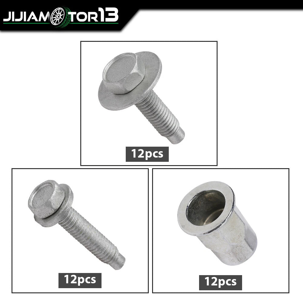 Tubular Side Step Hardware Kit for RAM 1500 2500 3500 4500 5500 (2013–2019) J-02SBC3701AGY, 68193128AB, 68193128AA