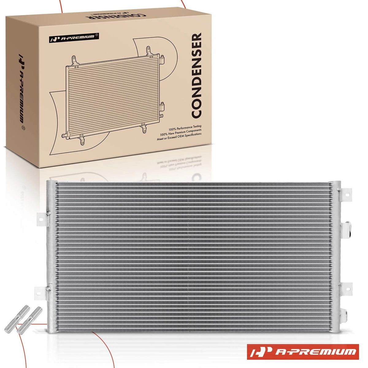 A/C Condenser with Bracket for Chrysler 300M Concorde LHS (1994–2004) 4974 94553 4758305 5014111AB 5014111AA 3000