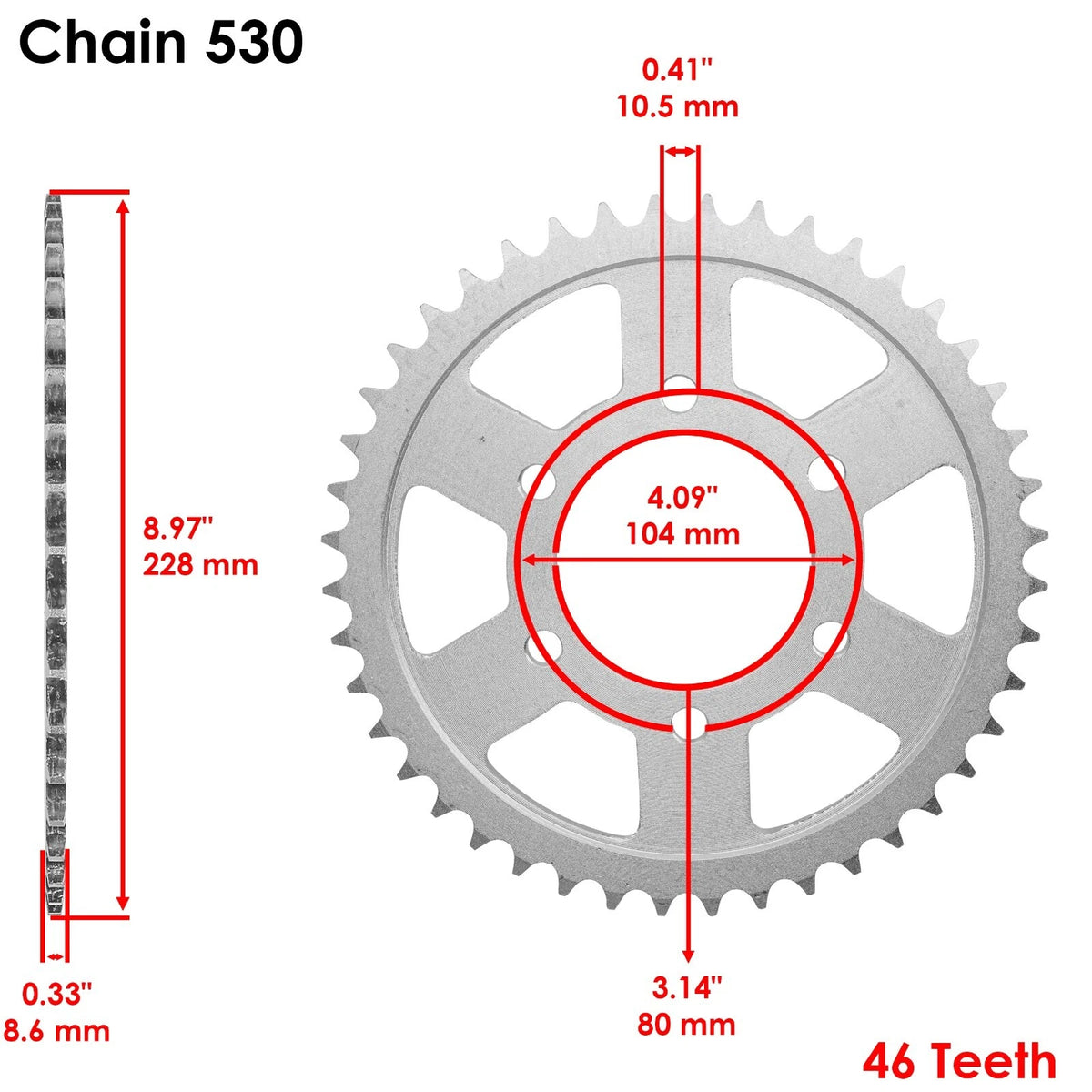Black O-Ring Drive Chain & Sprockets Kit for Kawasaki ZX1200 Ninja ZX12R (2000–2005) - EG2474FS134XO