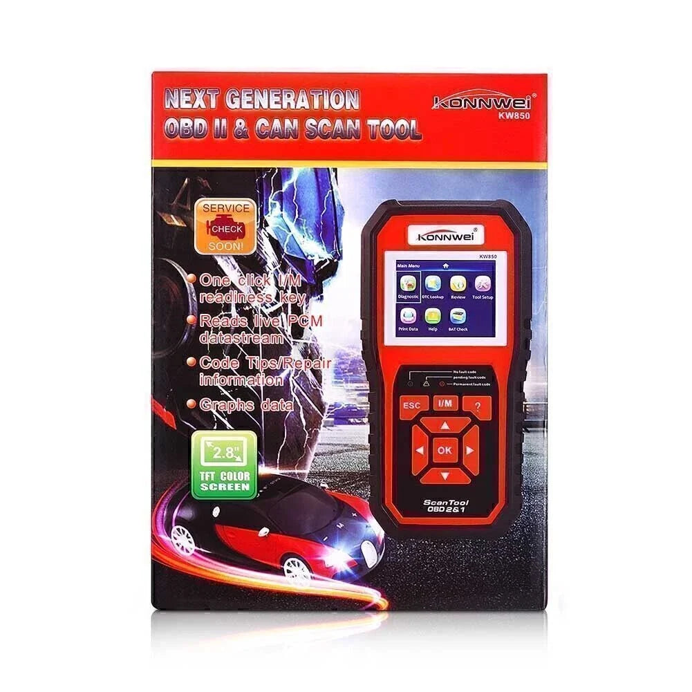 OBD2 Auto Code Reader Diagnostic Tool KW850 for Universal Use