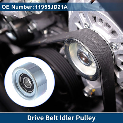 Drive Belt Idler Pulley for Nissan NV200 (2013–2020) No. 11955JD21A