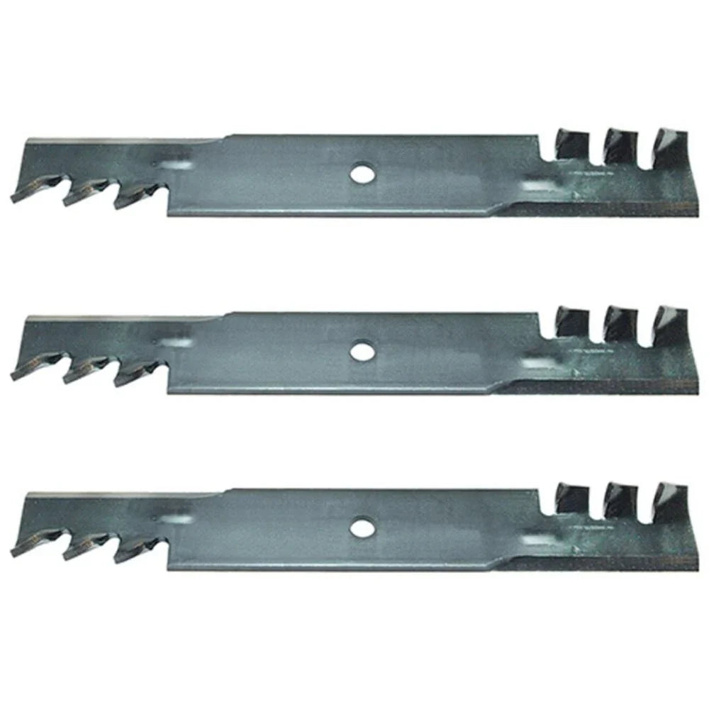 3X Toothed Mulching Blade for John Deere (Replaces AM104489)