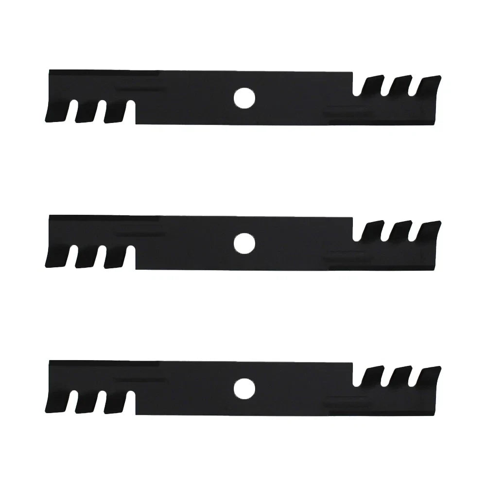 Set of 3 Toothed Mulching Blades 103-6397 Fits Toro Titan Z5200 ZTR