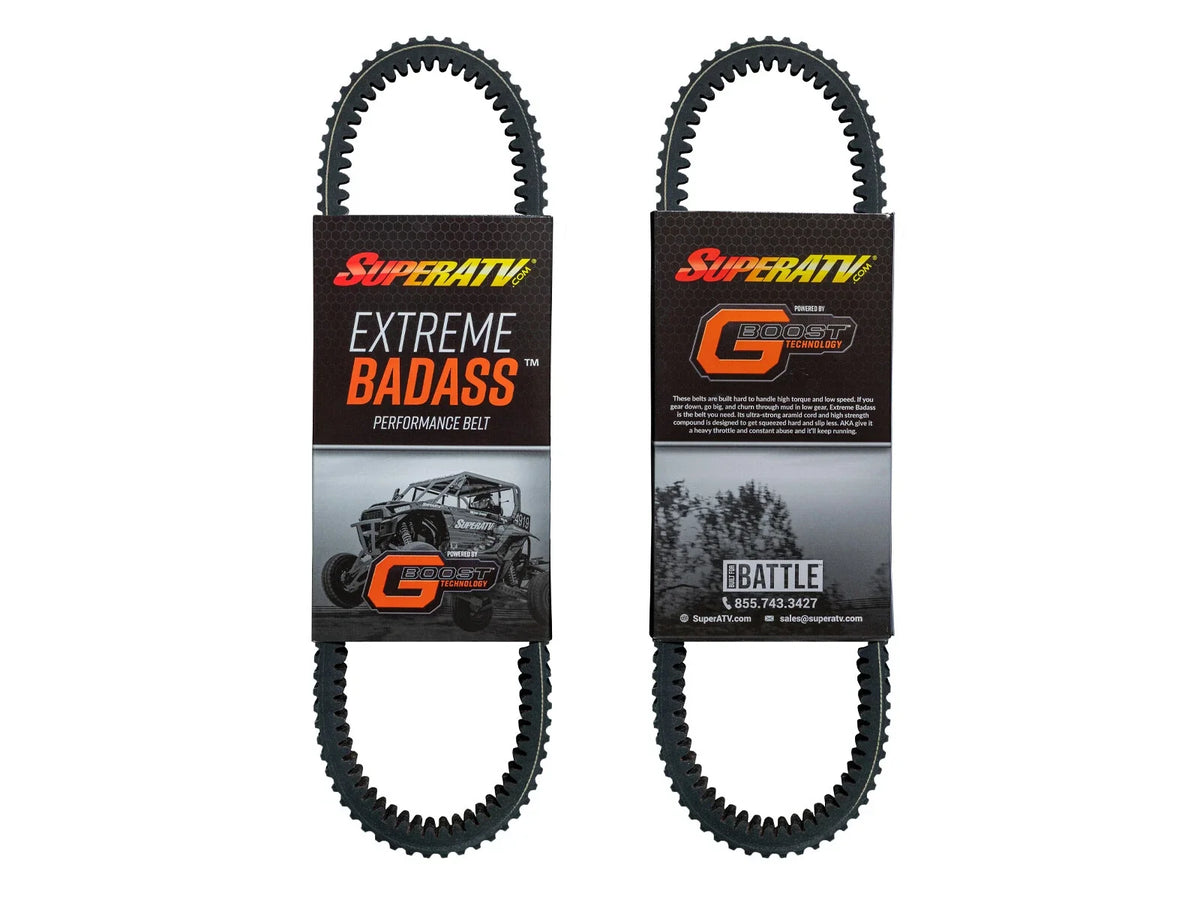 SuperATV Heavy Duty CVT Drive Belt for Polaris RZR 800 S / 4 (2008–2014) - OEM # 3211106