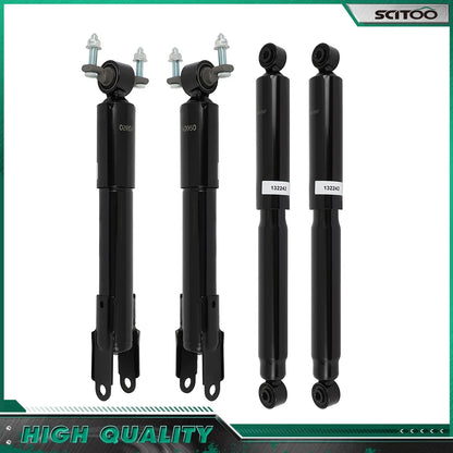 Set of 4 Front Rear Shocks Sway Bars Kit for Silverado Sierra 2500 3500 HD (2011–2019)