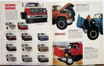 Sales Brochure for GMC Medium Trucks Series 5000 6000 7000 (1981)