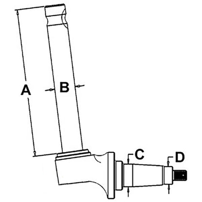 Spindle for Case 574 684 685 685XL 695 695XL 784 884 885 885XL 895