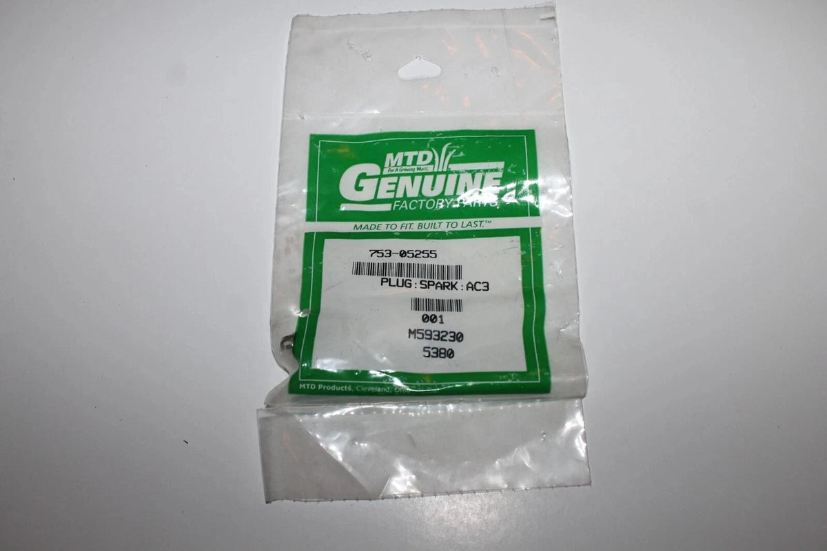 MTD Spark Plug 753-05255 for MTD Equipment