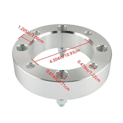 Set of 4 Wheel Spacers 1.5" 4x137 M10x1.25 for Kawasaki Mule 500-610