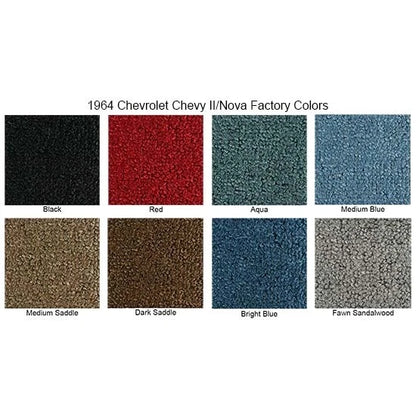 Loop Carpet Kit for Chevy II/Nova 2 Door (1962–1967) 3903-62-20