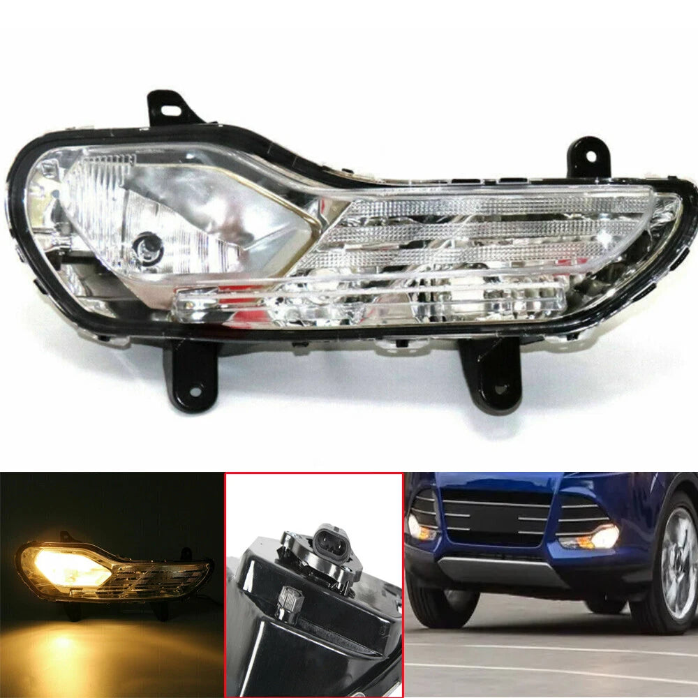 Right Passenger Side Bumper Fog Light for Ford Escape (2013–2016) CJ5Z-13201-CCP, FO2520189
