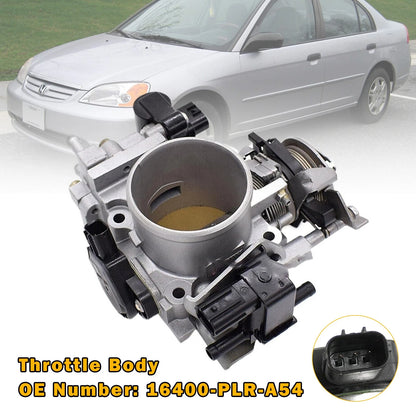Throttle Body for Honda Civic 2001–2005 (16400-PLR-A54, 16400PLRA54)